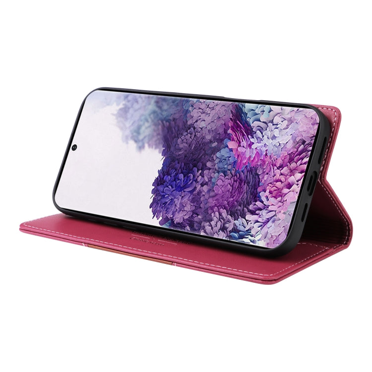 For Samsung Galaxy S20 GQUTROBE G01 RFID Anti-theft Leather Phone Case(Red)