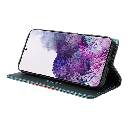 For Samsung Galaxy S20 GQUTROBE G01 RFID Anti-theft Leather Phone Case(Green)