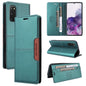 For Samsung Galaxy S20 FE GQUTROBE G01 RFID Anti-theft Leather Phone Case(Green)