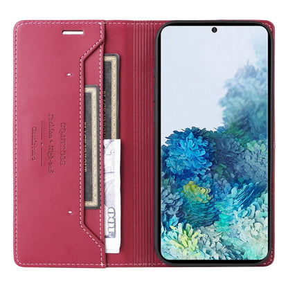 For Samsung Galaxy S20+ GQUTROBE G01 RFID Anti-theft Leather Phone Case(Red)