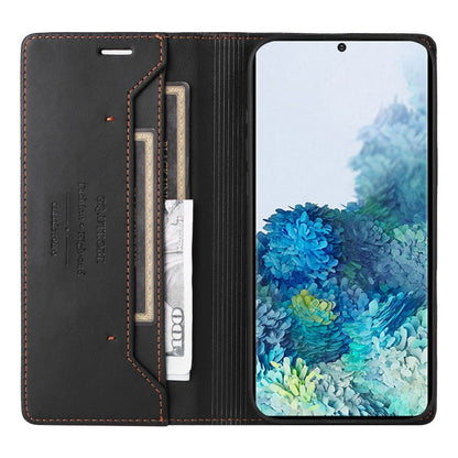 For Samsung Galaxy S20+ GQUTROBE G01 RFID Anti-theft Leather Phone Case(Black)