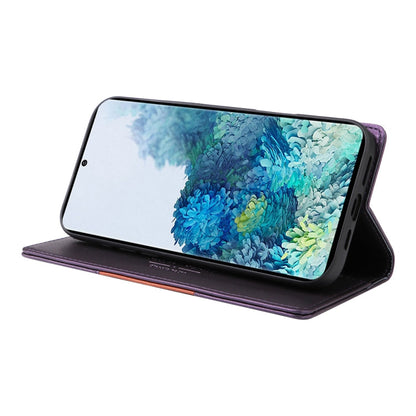 For Samsung Galaxy S20+ GQUTROBE G01 RFID Anti-theft Leather Phone Case(Purple)