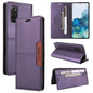 For Samsung Galaxy S20+ GQUTROBE G01 RFID Anti-theft Leather Phone Case(Purple)