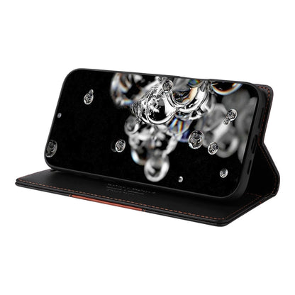 For Samsung Galaxy S20 Ultra GQUTROBE G01 RFID Anti-theft Leather Phone Case(Black)