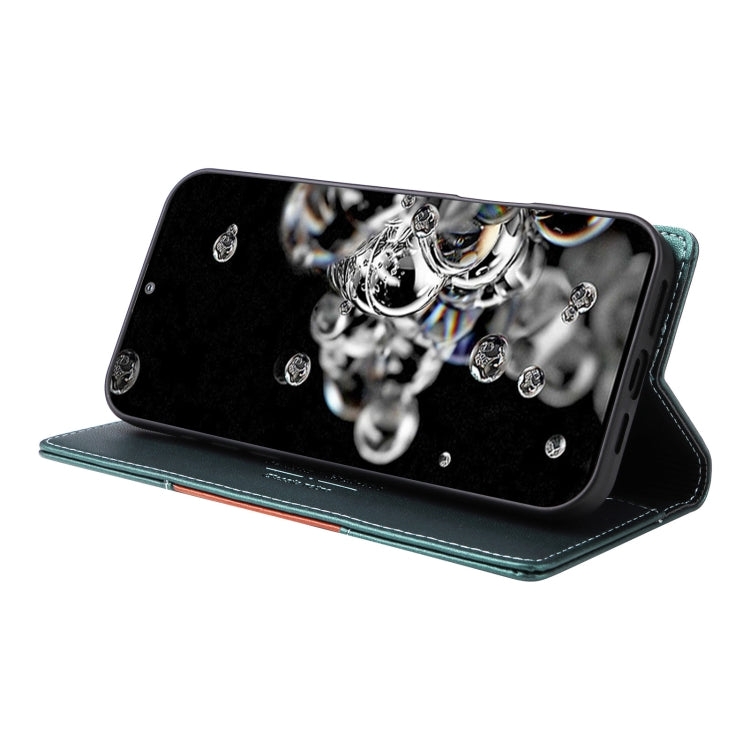 For Samsung Galaxy S20 Ultra GQUTROBE G01 RFID Anti-theft Leather Phone Case(Green)