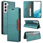For Samsung Galaxy S21+ 5G GQUTROBE G01 RFID Anti-theft Leather Phone Case(Green)
