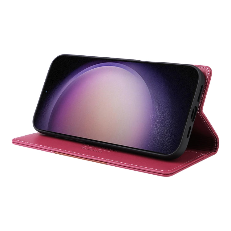 For Samsung Galaxy S23+ 5G GQUTROBE G01 RFID Anti-theft Leather Phone Case(Red)