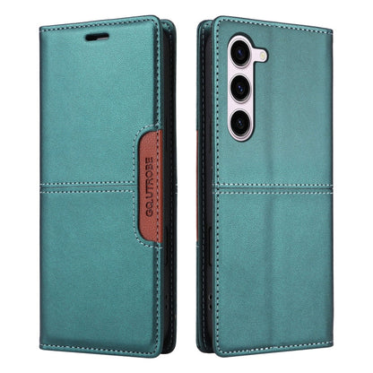 For Samsung Galaxy S23+ 5G GQUTROBE G01 RFID Anti-theft Leather Phone Case(Green)