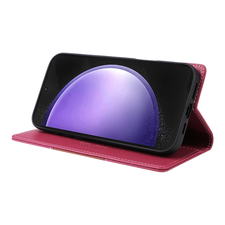 For Samsung Galaxy S24+ 5G GQUTROBE G01 RFID Anti-theft Leather Phone Case(Red)