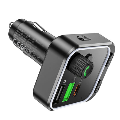 Borofone BC53 Highway PD20W & QC3.0 Car Bluetooth FM Transmitter(Black)