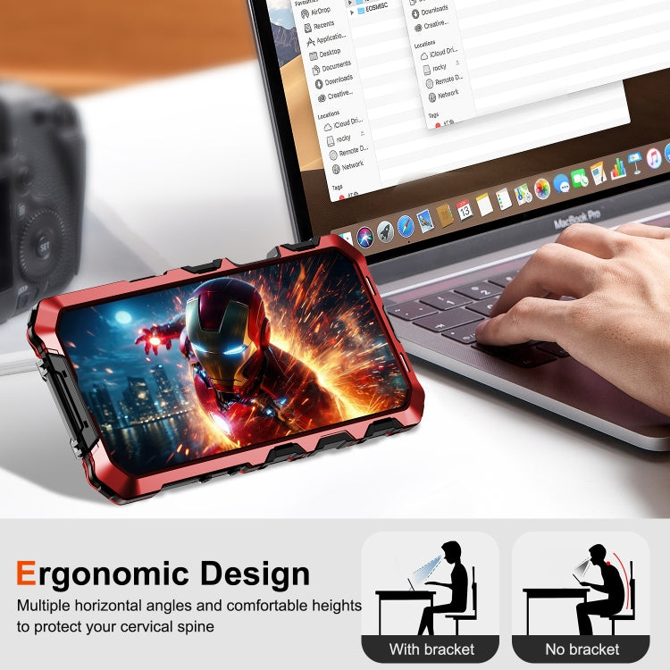 For iPhone 16 Pro R-JUST Life Waterproof Dustproof Shockproof Phone Case(Red)