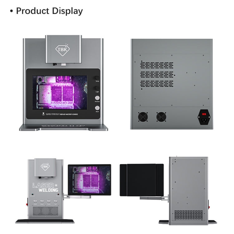 TBK 2205 Smart Infrared Laser Thermostatic Welding Machine with HD Camera, Plug:AU Plug(External LCD)