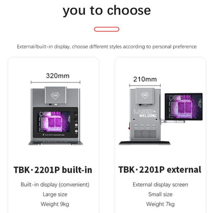 TBK 2205 Smart Infrared Laser Thermostatic Welding Machine with HD Camera, Plug:AU Plug(External LCD)