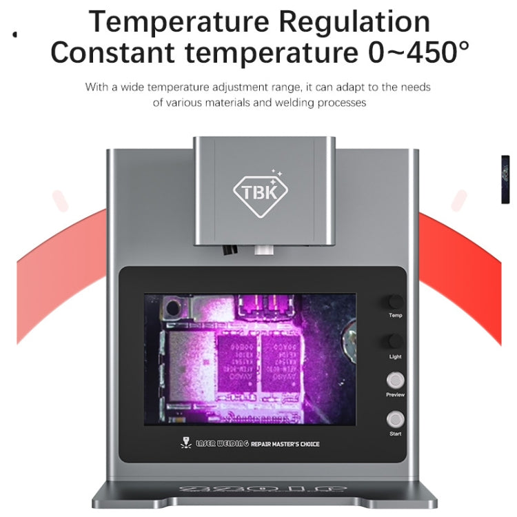 TBK 2205 Smart Infrared Laser Thermostatic Welding Machine with HD Camera, Plug:AU Plug(External LCD)
