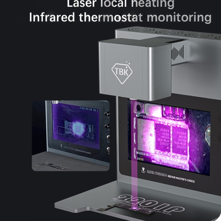 TBK 2205 Smart Infrared Laser Thermostatic Welding Machine with HD Camera, Plug:EU Plug(External LCD)