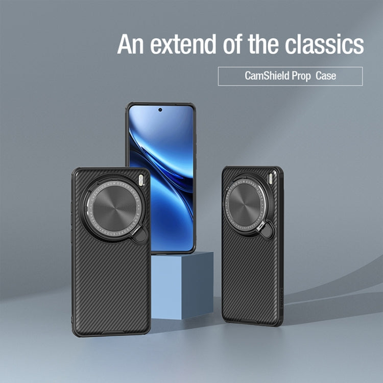 For vivo X200 Pro NILLKIN CamShield Prop MagSafe Magnetic PC Phone Case(Black)