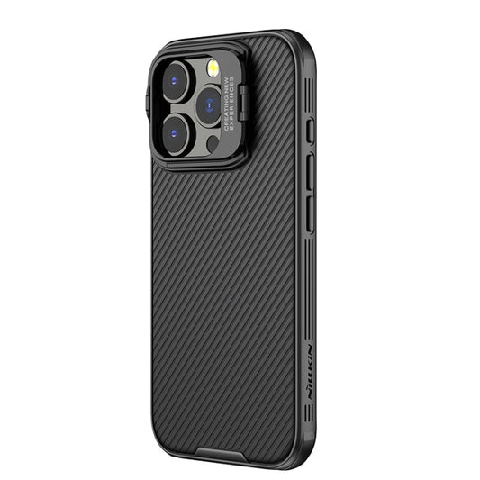 For iPhone 16 Pro Max NILLKIN CamShield Prop MagSafe Magnetic PC Phone Case with Frame(Black)