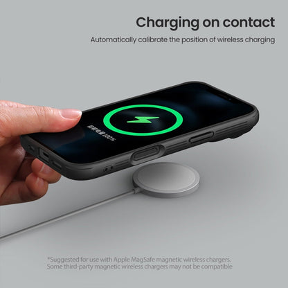 For iPhone 16 Pro Max NILLKIN CamShield Prop MagSafe Magnetic PC Phone Case with Frame(Black)