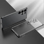 For Samsung Galaxy S25 Ultra 5G SULADA Electroplating Frosted TPU Phone Case(Black)