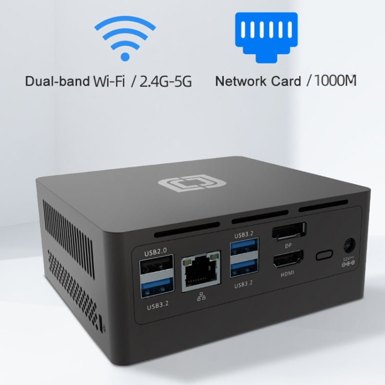 Jumper N305Hi Mini PC, Intel Alder Lake-N i3-N305 Octa-core 3.8GHz, RAM: 16GB, ROM: 512GB(EU Plug)