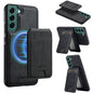 For Samsung Galaxy S20 FE LC.IMEEKE L3 Series Detachable RFID Card Bag Magsafe Phone Case(Black)