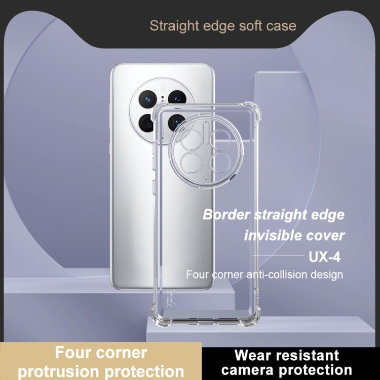 For Huawei Mate 50 Pro IMAK UX-4 Series Four-corner Shockproof Phone Case(Transparent)