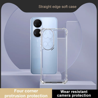 For Huawei P50 / P50E IMAK UX-4 Series Four-corner Shockproof Phone Case(Transparent)