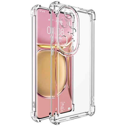 Pour Huawei P50 Pro Coque de téléphone antichoc à quatre coins de la série IMAK UX-4 (transparent)