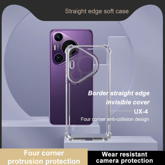 For Huawei 70 Pro / Pura 70 Pro+ IMAK UX-4 Series Four-corner Shockproof Phone Case(Transparent)