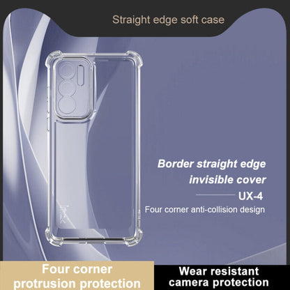 For Huawei P40 IMAK UX-4 Series Four-corner Shockproof Phone Case(Transparent)