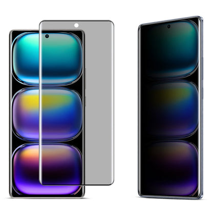 Pour Infinix Hot 50 Pro+ 4G Film de protection d'écran incurvé 3D en verre trempé anti-espion imak