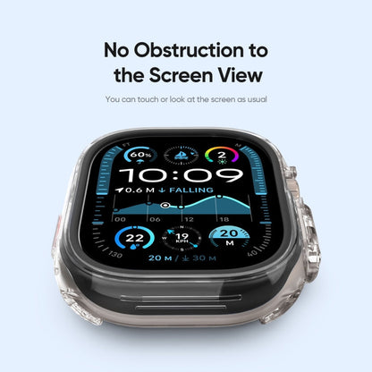 For Apple Watch Ultra 1 / 2 / 3 49mm DUX DUCIS Camo Series TPU Hybrid PC Watch Protective Case(Black)