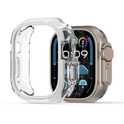 For Apple Watch Ultra 1 / 2 / 3 49mm DUX DUCIS Camo Series TPU Hybrid PC Watch Protective Case(White)