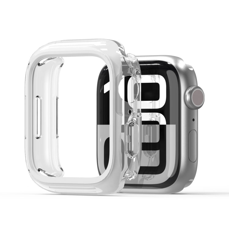 For Apple Watch Series 10 / 11 46mm DUX DUCIS Camo Series TPU Hybrid PC Watch Protective Case(White)