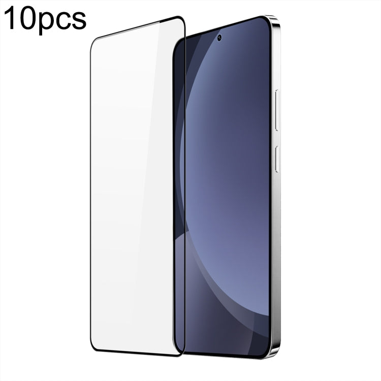 Pour Samsung Galaxy S25 5G 10 films en verre trempé DUX DUCIS 0,33 mm 9H en alumine moyenne