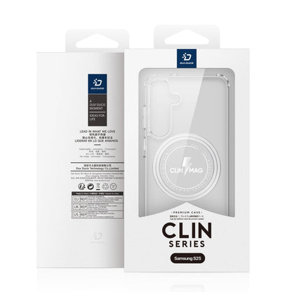 Pour la coque de téléphone DUX DUCIS Clin Mag Series Magsafe en TPU pour Samsung Galaxy S25 5G (transparent)
