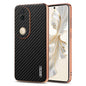 For vivo S20 AZNS Electroplated Edge Carbon Fiber Texture Phone Case(Black)