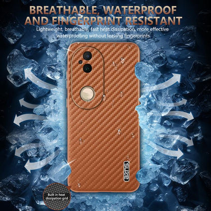For vivo S20 AZNS Electroplated Edge Carbon Fiber Texture Phone Case(Black)