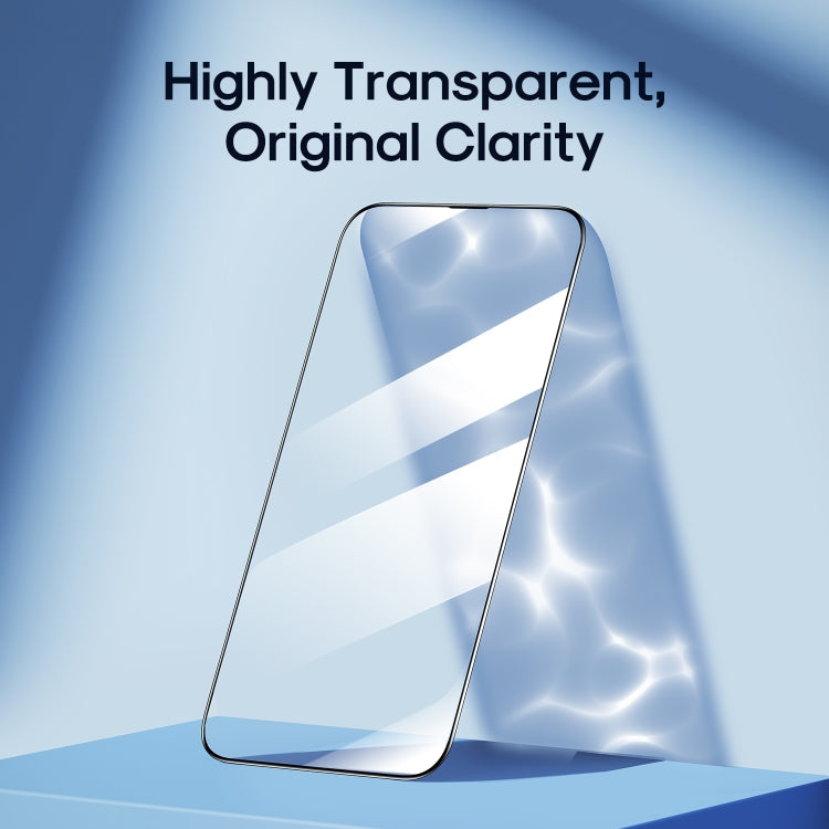 For iPhone 15 Pro Max JOYROOM Knight Series 2.5D Full Screen HD Tempered Glass Film