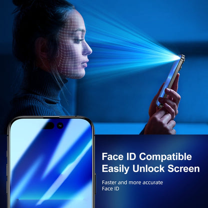 For iPhone 15 JOYROOM Knight Series 2.5D Full Screen Privacy Tempered Film