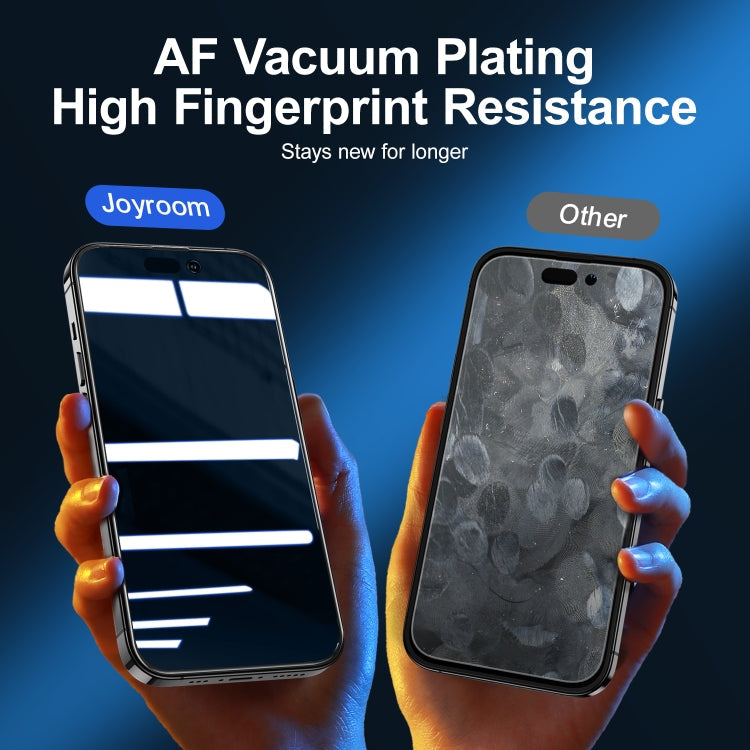 For iPhone 15 JOYROOM Knight Series 2.5D Full Screen Privacy Tempered Film