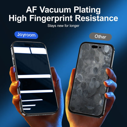 For iPhone 15 JOYROOM Knight Series 2.5D Full Screen Privacy Tempered Film