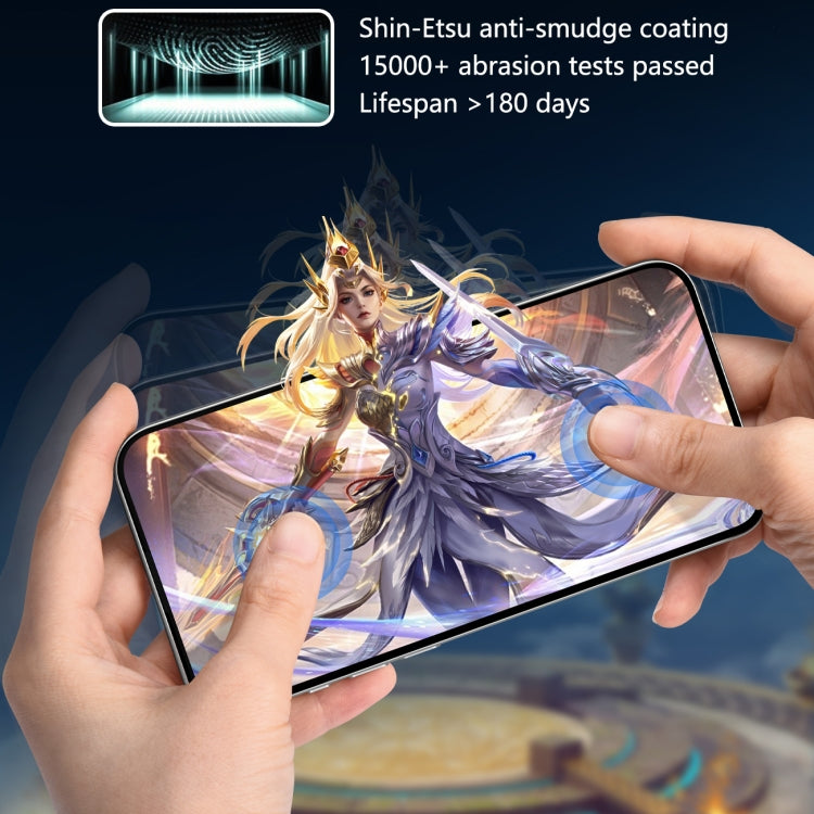 Pour iPhone 16 Plus / 15 Plus Film en verre trempé JOYROOM Zero Sense Series 2.5D de protection intégrale de la vie privée