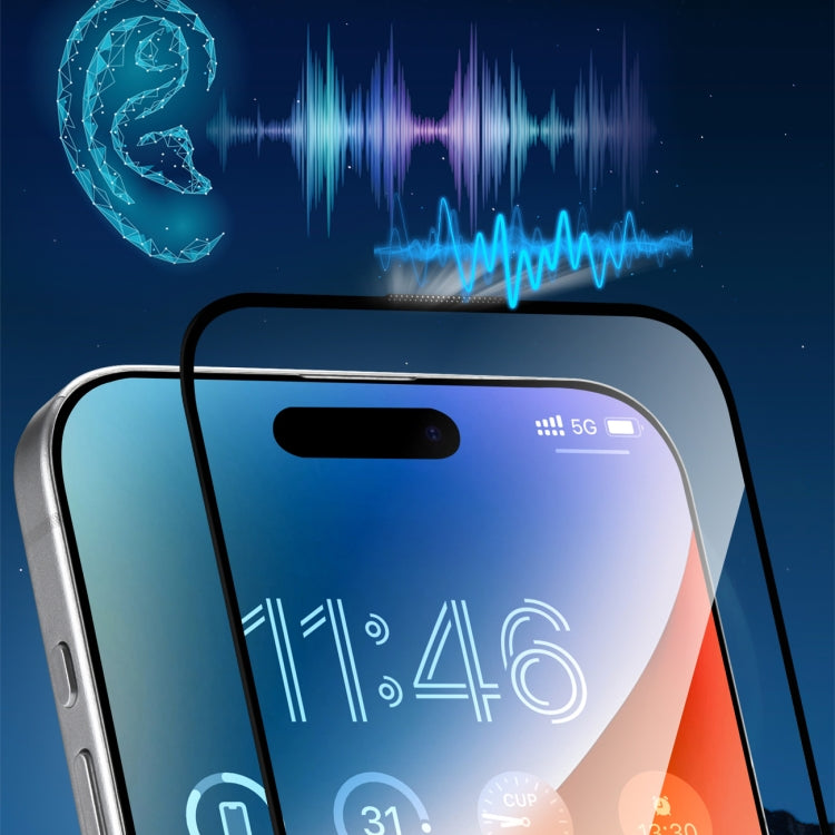 For iPhone 16 Plus / 15 Plus JOYROOM Zero Sense Series 2.5D Full Screen Anti-Blue Light Tempered Glass Film