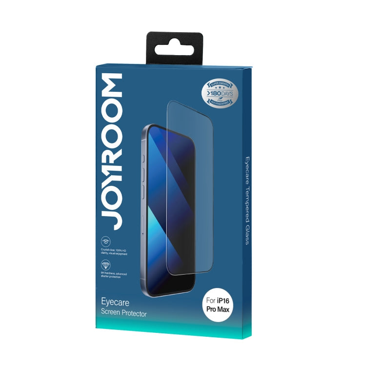 For iPhone 16 / 15 JOYROOM Zero Sense Series 2.5D Full Screen Anti-Blue Light Tempered Glass Film