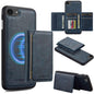 For iPhone 17e / 16e LC.IMEEKE L5 Series Detachable RFID Card Bag Magsafe Phone Case(Blue)