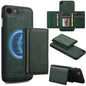 For iPhone 17e / 16e LC.IMEEKE L5 Series Detachable RFID Card Bag Magsafe Phone Case(Green)