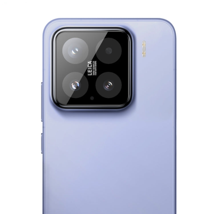 For Xiaomi 15 imak Rear Camera Lens Glass Film Black Version