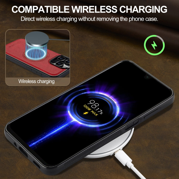 For iPhone 16 Pro Max LC.IMEEKE Magsafe Phone Case(Red)