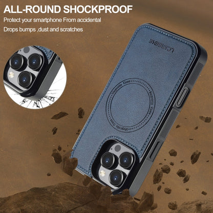 For iPhone 16 Pro Max LC.IMEEKE Magsafe Phone Case(Blue)